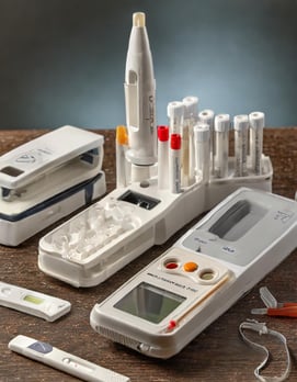 Firefly An array of point-of-care testing devices, including rapid diagnostic test cartridges, porta (3)